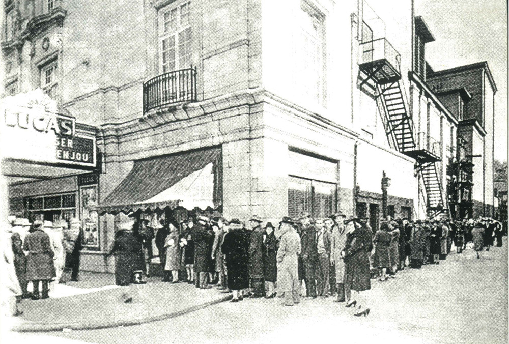Lucas Theater showing Gone with the Wind in 1939