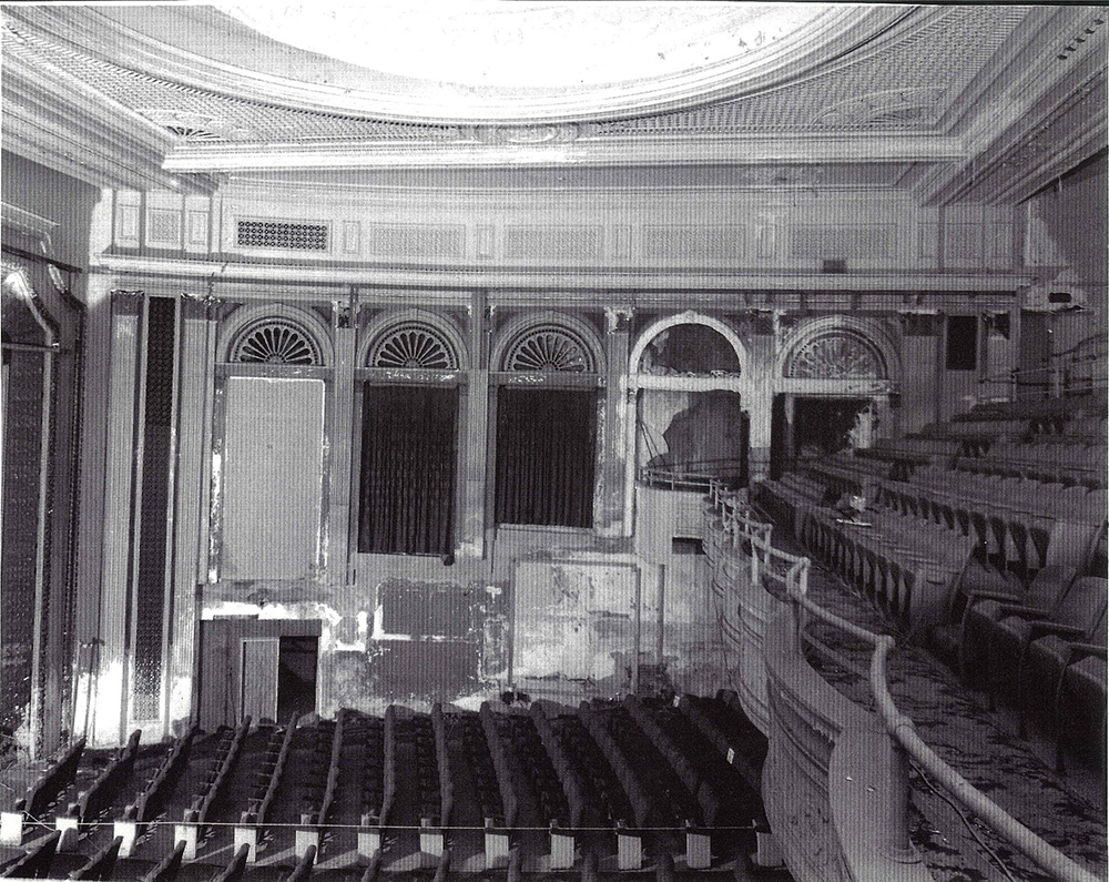 Lucas Theatre Exterior 1968 Interior pre-renovation 1980s